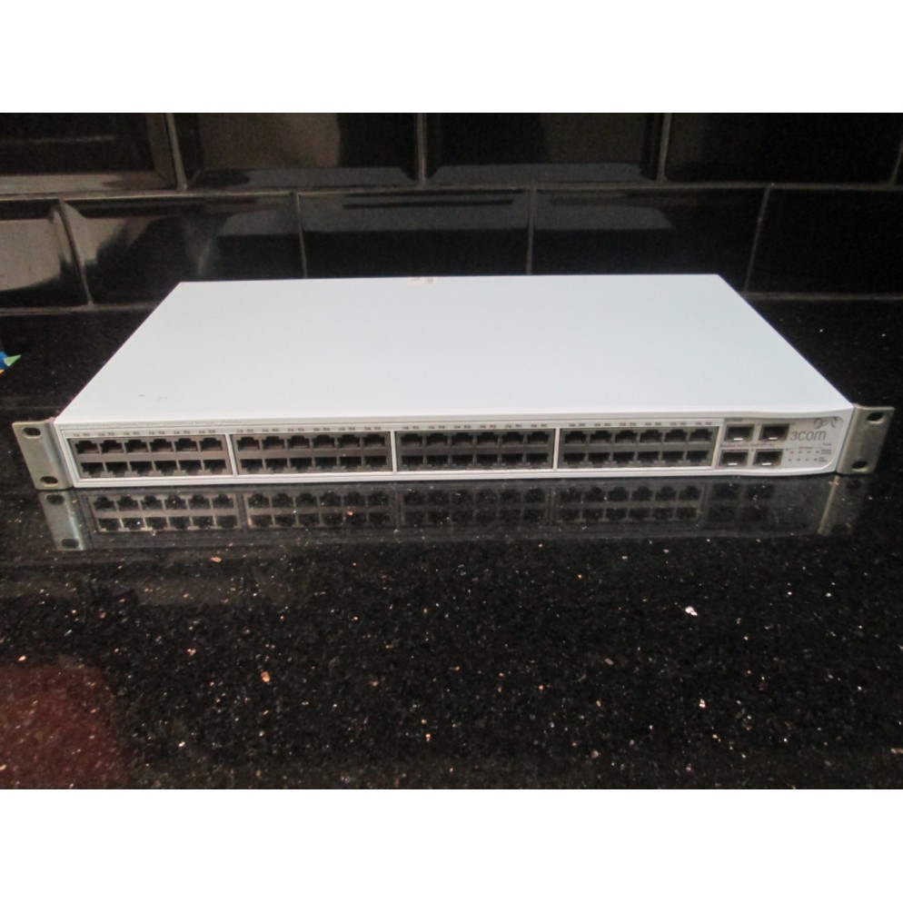 Switch Hub Gigabit Manageable 48 Port 3Com 2848-SFP Plus 3C16486