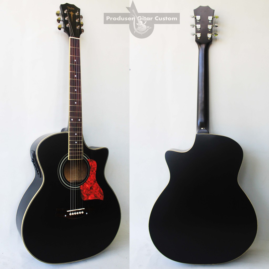 Gitar Taylor Akustik Elektrik Custom