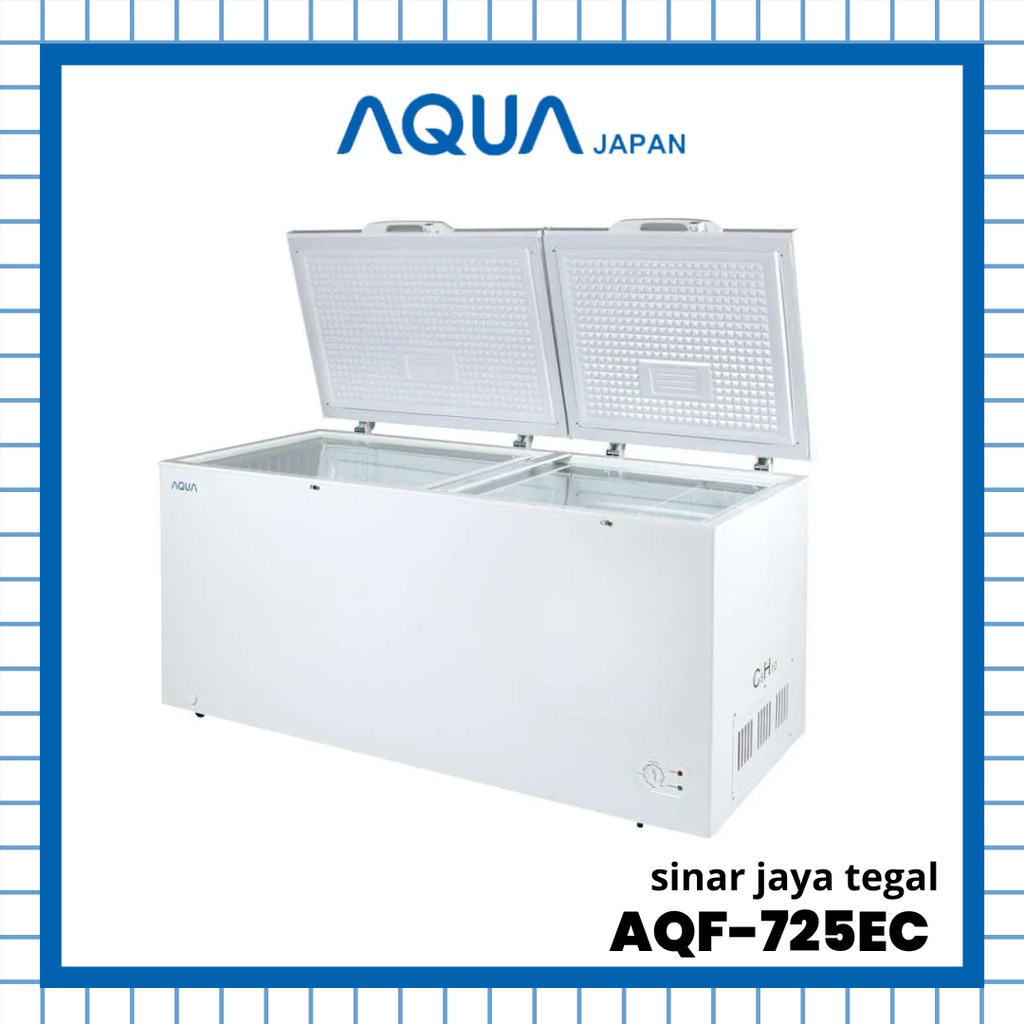 AQUA CHEST FREEZER AQUA AQF-725EC 700 LITER - WHITE