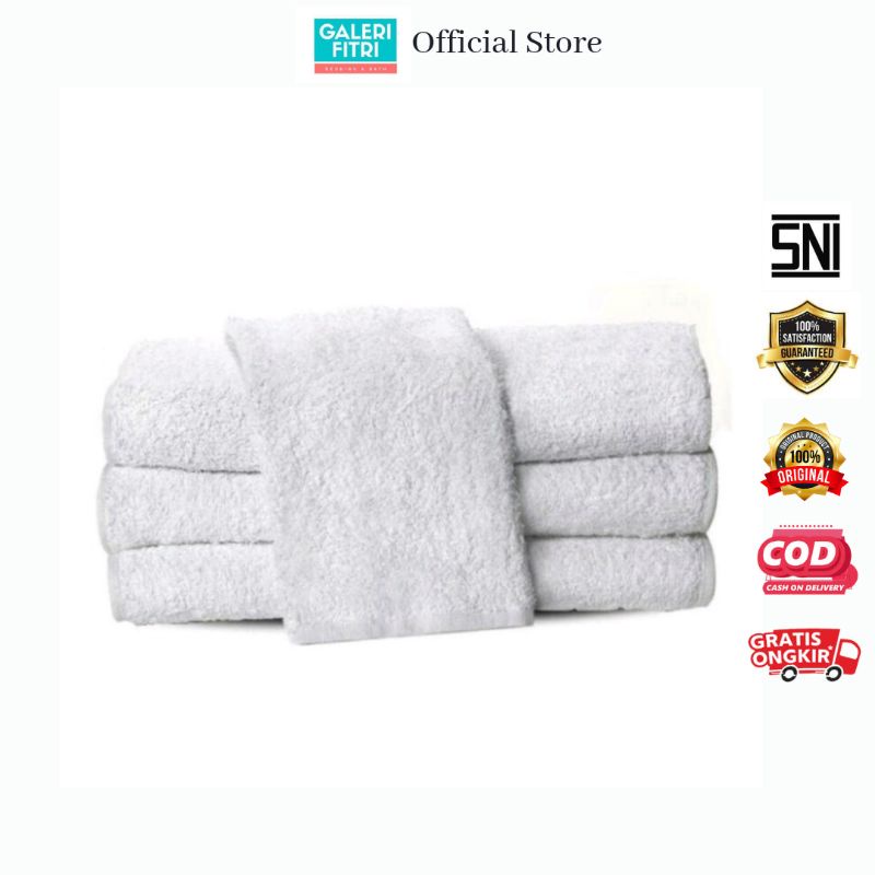 Handuk Hotel Putih - Handuk Mutia Putih Jumbo - Handuk Mutia Putih & Warna - Handuk Hotel Jumbo - Ha