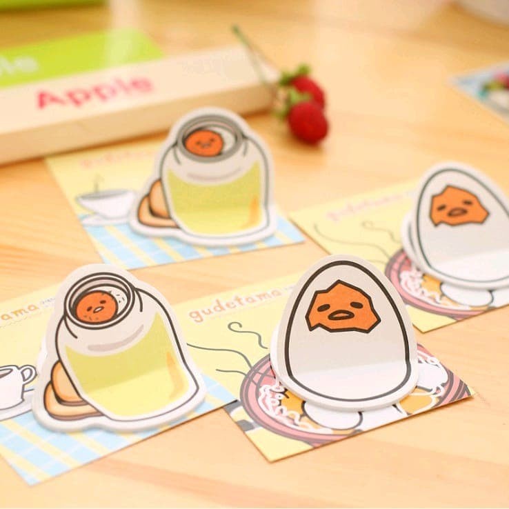 Sticky Note /Post It Lucu Bentuk Telur / Gudetema / Sticky Notes