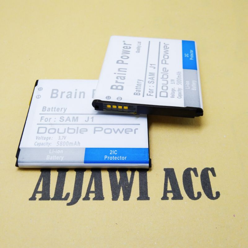 Batre Battery Baterai Samsung J1 / J100 / J1 2015 Double Power Battery Hp