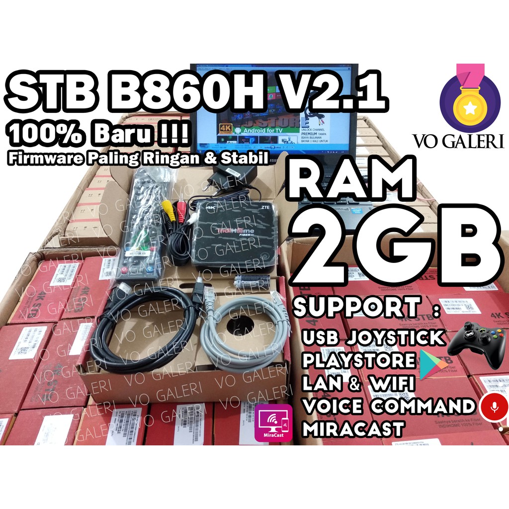 BARU STB B860H V2 4K FULLSET RAM 2GB ROOT UNLOLCK FULL APPS, CHANNEL,MOVIE, ADULT