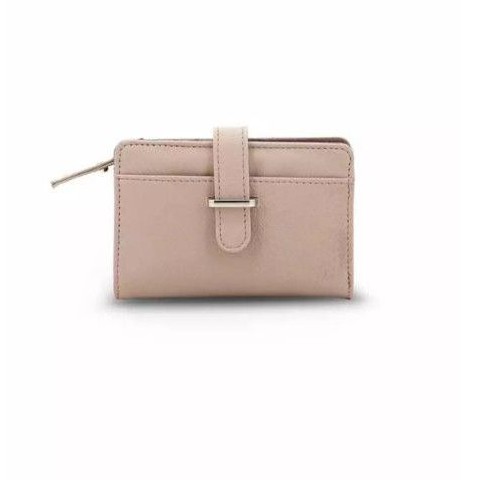 DOMPET WANITA DOMPET LIPAT SOPHIE MARTIN PARIS DOMPET KULIT WARNA PINK VALLERIE