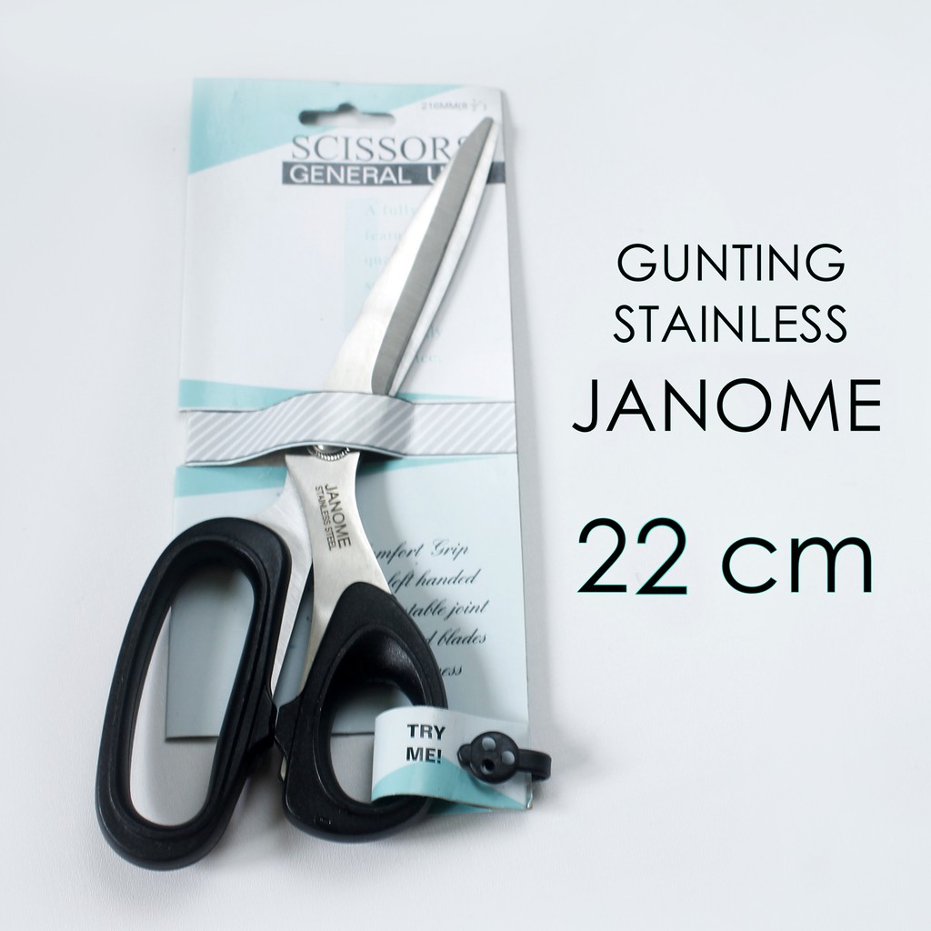 

Gunting Serba Guna bahan Stainless merk JANOME 22cm