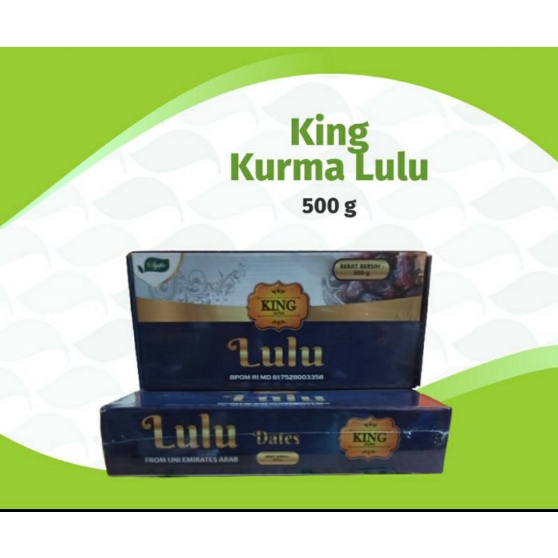 

Kurma King Lulu Kotak 500gr