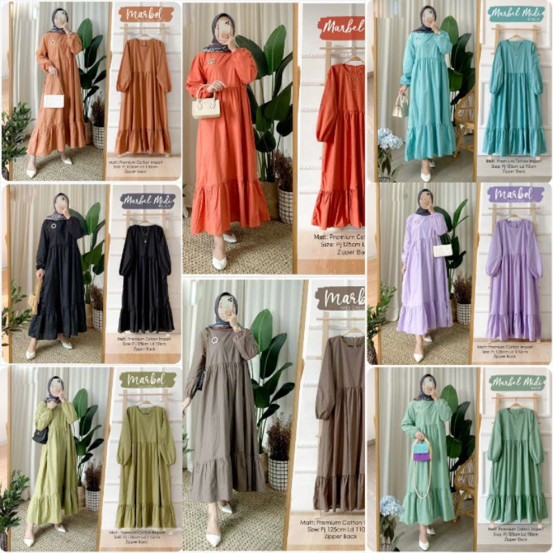 MARBEL-MARBEL MIDI DRESS