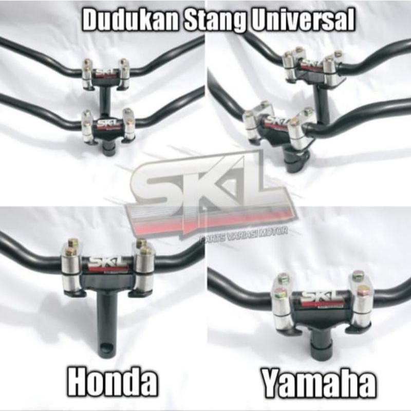 Paket Stang Rzr Plus Dudukan Stang Racing Road Race Universal