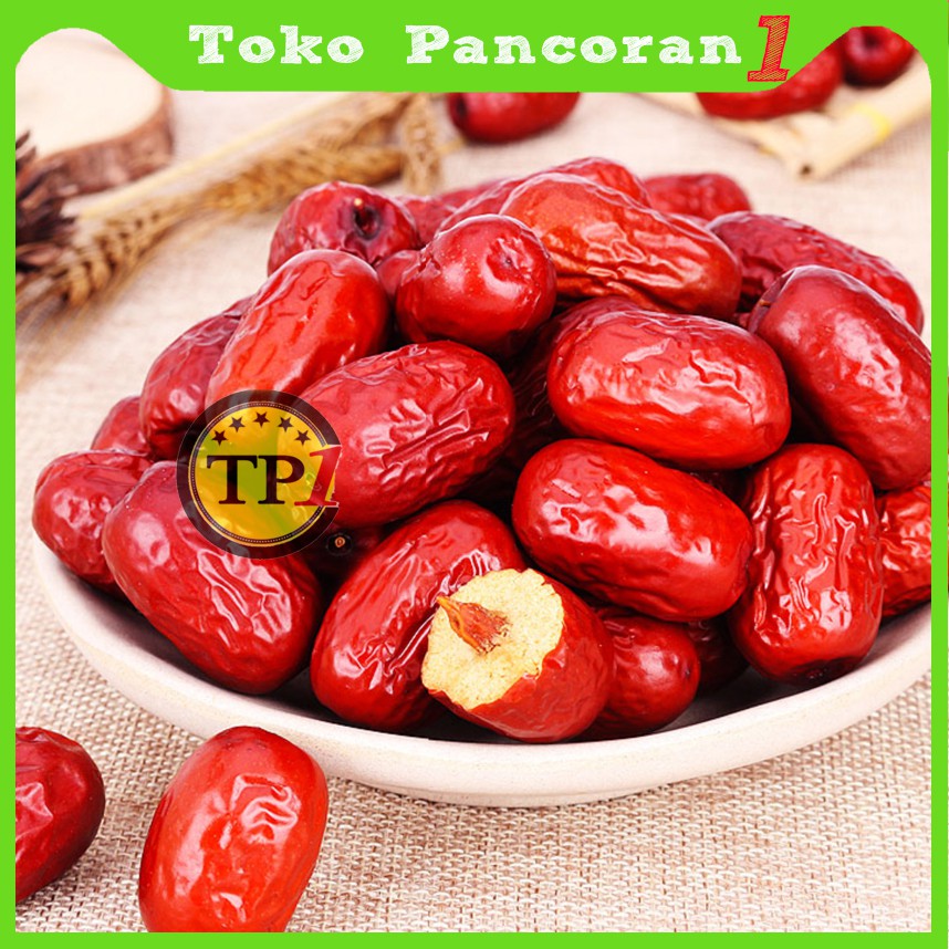 Angco  Ang co  Hongzao Hong Zao  Red Dates  Kurma Merah Grade Super  murah 100g~200g