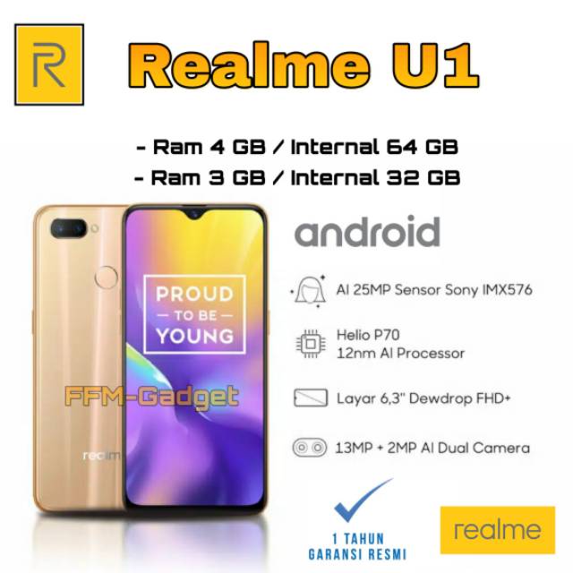 [Promo] Realme U1 Ram 4 GB & Ram 3 GB