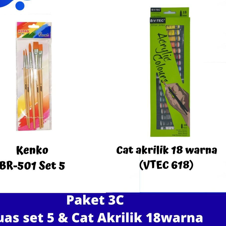 

Promo >> V-TEC ACRYLIC COLOURS 6 ML SET 18 / V-TEC CAT AKRILIK 18 WARNA / PAKET CAT AKRILIK ♣