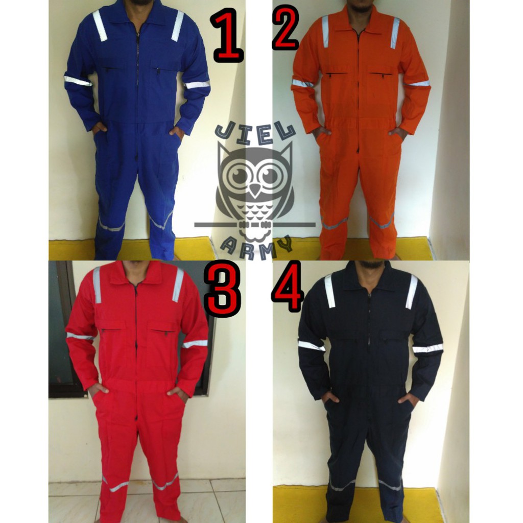 Seragam Safety Wearpack Proyek Overall Baju Kerja Mekanik