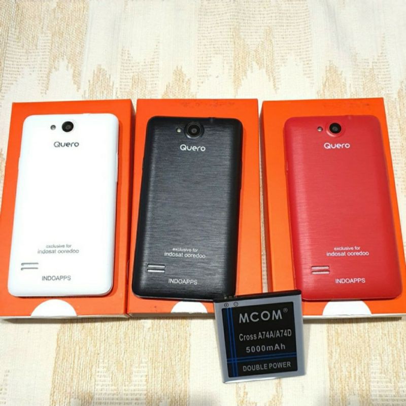 QUERO P4 - ANDROID 4 INCH BATT 5.000 MAH SIMPLE PACK GARANSI RESMI