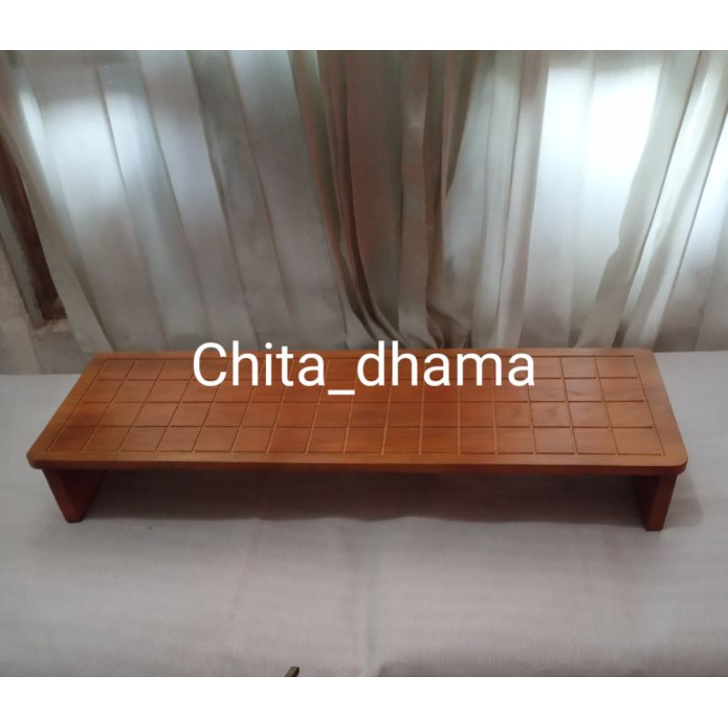 jengkok kayu.kursi kayu dingklik kayu.jengkok untuk panjatan naik ke tempat tidur lansia