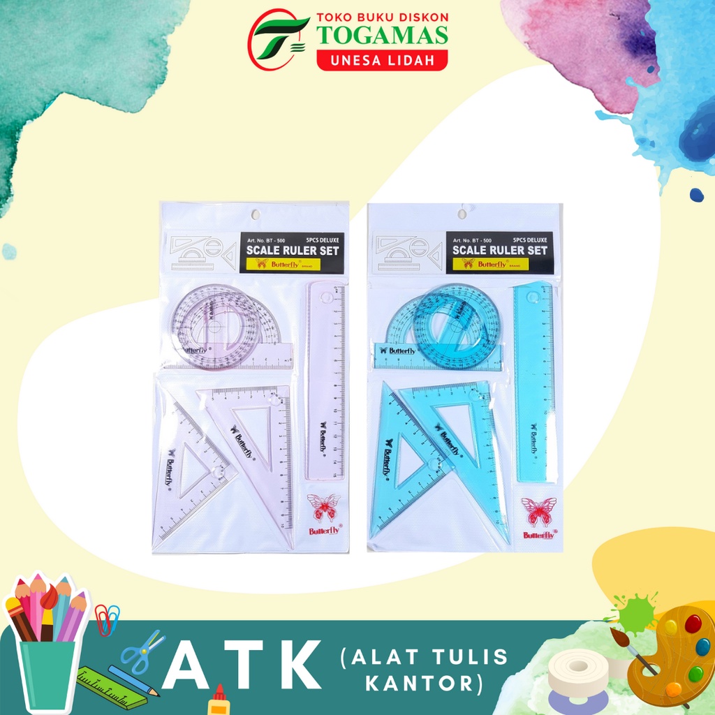 

PENGGARIS TEMPLATE BT-500 BUTTERFLY / READY STOCK
