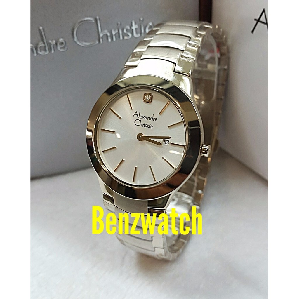 Jam Tangan Wanita Alexandre Christie Gold Super Classic Original