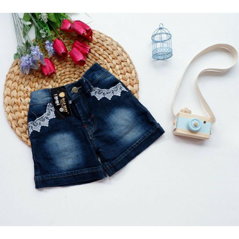 HOTPANTS JEANS RENDA OLLD NEVY