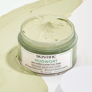 𝐑𝐀𝐃𝐘𝐒𝐀 - SKINTIFIC Mugwort Anti Pores &amp; Acne Clay Mask