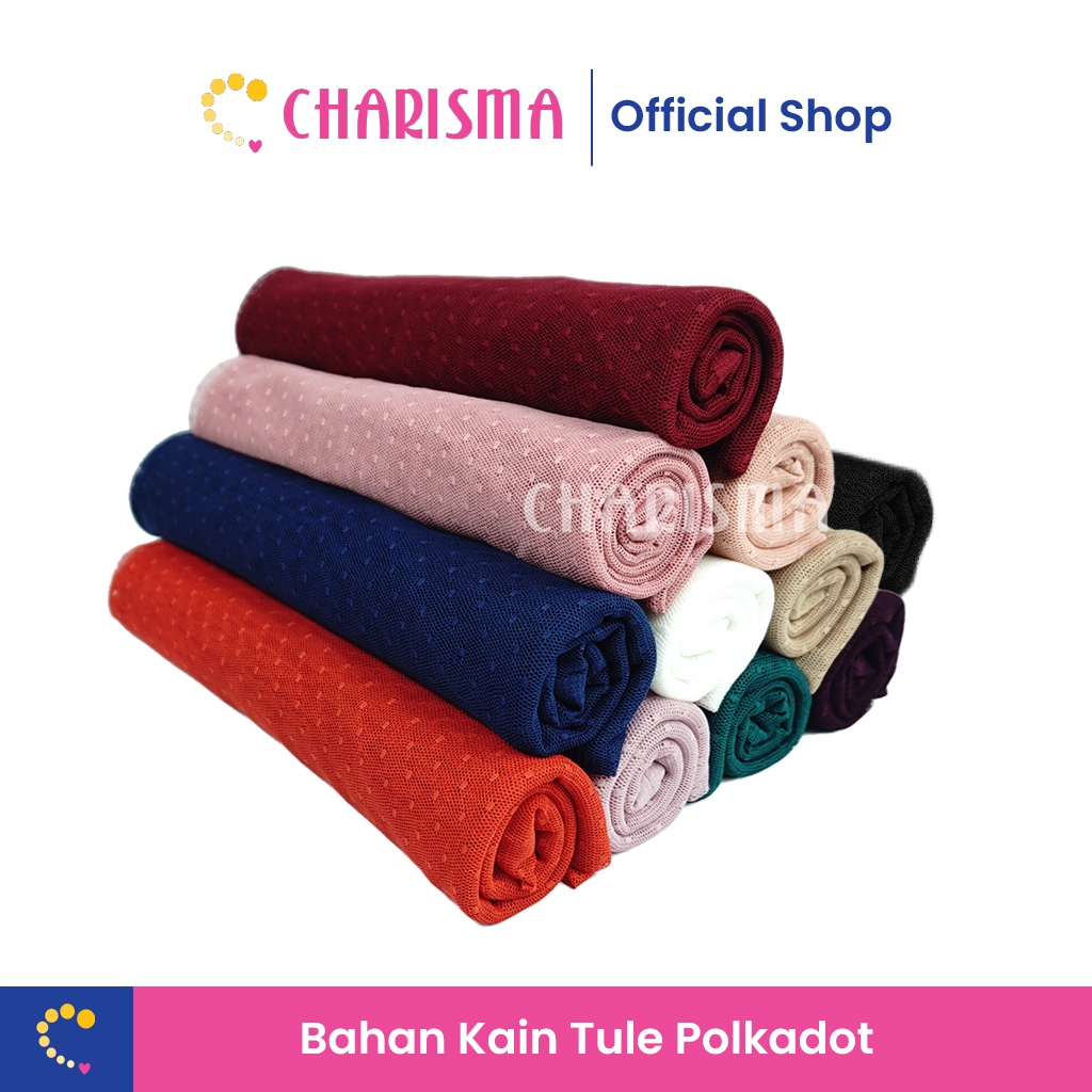 Charisma Bahan Kain Tile Polkadot