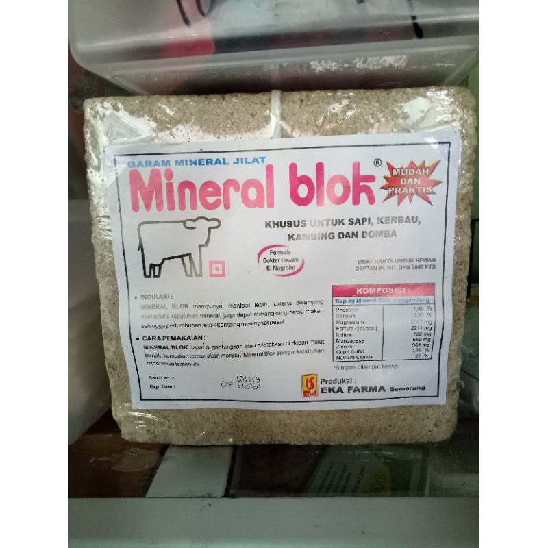 

mineral blok / jamu sapi / mineral sapi