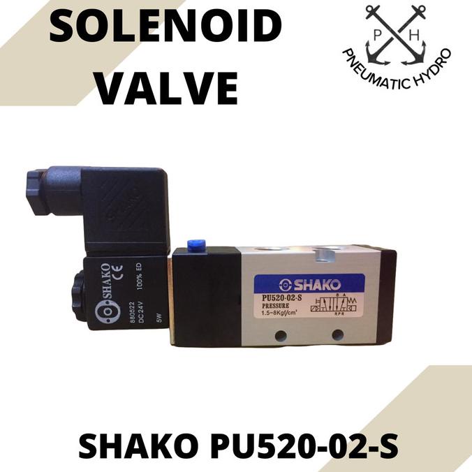 Selenoid Valve 1/4 Shako Pu520-02-S