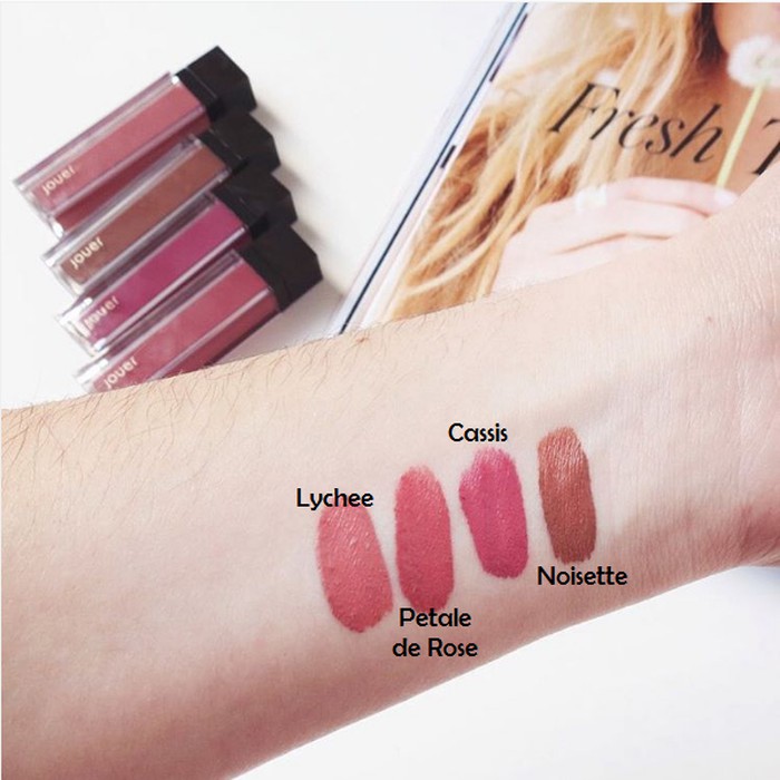 Terlaris Jouer Long-Wear Lip Creme Liquid Lipstick Lychee Gilaa