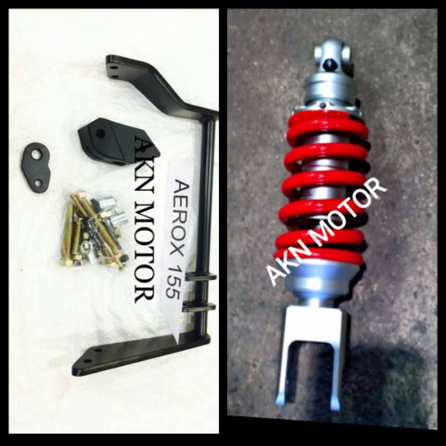 MONO SHOCK AEROX NEW BREAKET MONO SHOCK PLUS SHOCK YAMAHA AEROX 155 NEW &amp; AEROX OLD