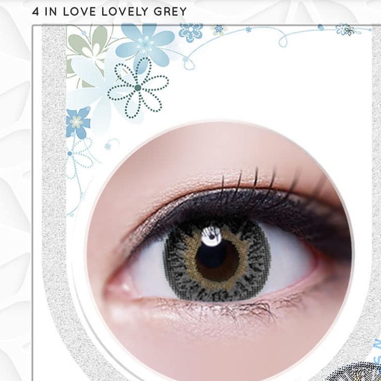 Softlens 4 in love - 14.2mm - Normal + Free tempat lensa