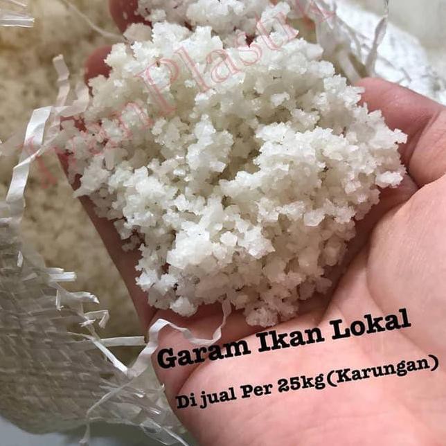 

φ% GARAM IKAN LOKAL 25 KG KUALITAS MANTAB MURAH ☦