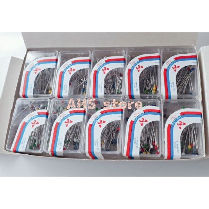 JARUM PENTUL KECIL JARUM PENTUL MINI JARUM PENTUL KOTAK KECIL JARUM HIJAB