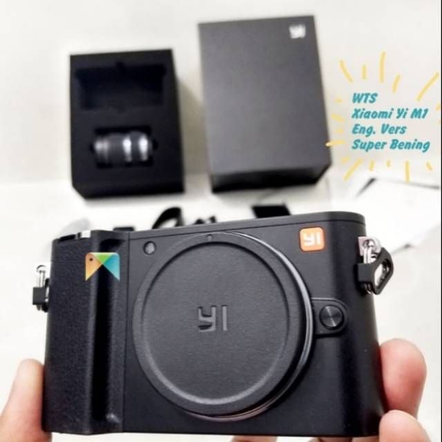 Kamera mirrorless xiaomi yi m1 murah bagus jarang di pakai