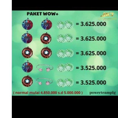 Paket  Hotdeal Wow .. MCI paket pendant