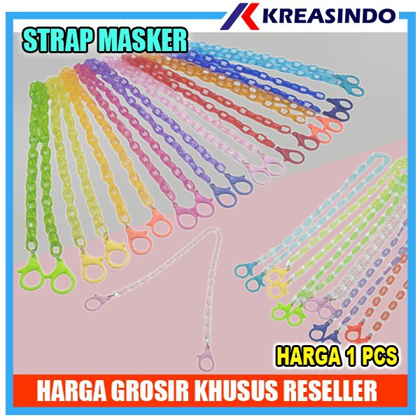 Strap Masker Korea / Kalung Masker / Tali Masker / Mask Strap Bening