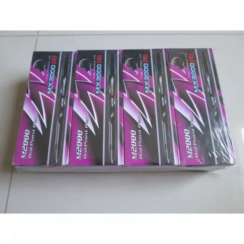 1BOX PULPEN HITAM ISI 12 PCS / PULPEN HITAM / HARGA 1BOX