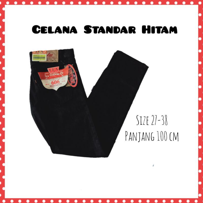 Celana Levis Standar Pria Lea Hitam
