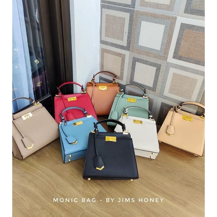 SPECIAL PRICE JIMS HONEY JH MONIC BAG TAS SELEMPANG TAS JINJING WANITA YAS KERJA TAS KANTOR MEWAH CANTIK ELEGAN BRANDED KADO ULTAH ANNIVERSARY PACAR ISTRI CEWEK PEREMPUAN UNIK ELEGANT CANTIK MURAH FEMINIM