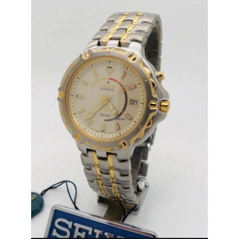 Seiko SKH170 Kinetik Jam Tangan Pria Original SKH170P1 SQ100 Vintage