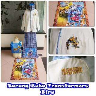  DISKON  BAJU  KOKO  DAN SARUNG ANAK TK SET SIZE S 3 4 THN 