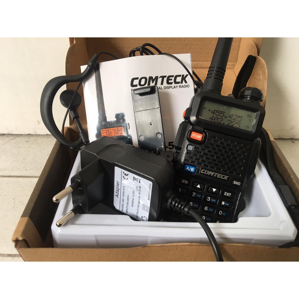 HT Handy Talkie Comteck UV-5R 5R UV5R Dual Band VHF - UHF Radio FM