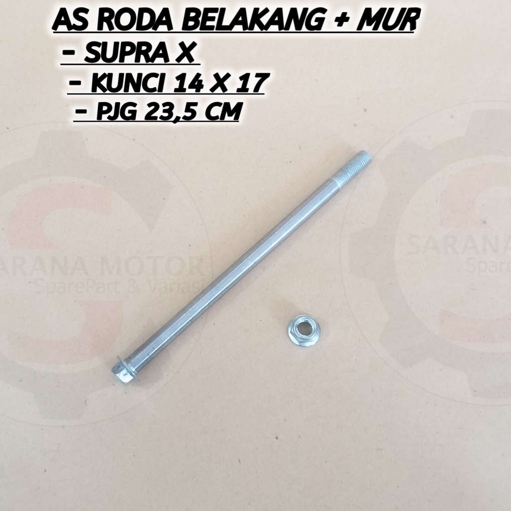 AS RODA BELAKANG HONDA SUPRA SUPRA X