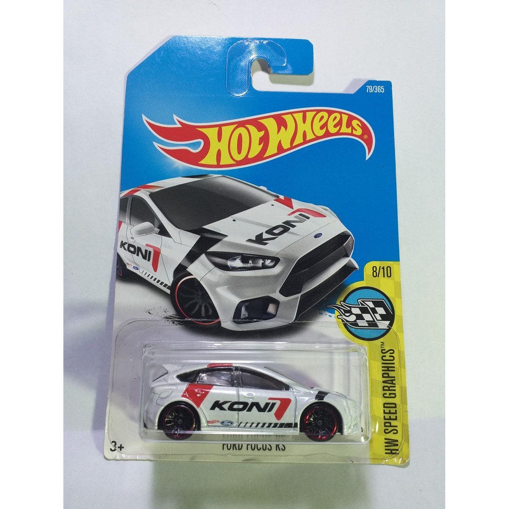 HOT WHEELS FORD FOCUS RS KONI PUTIH