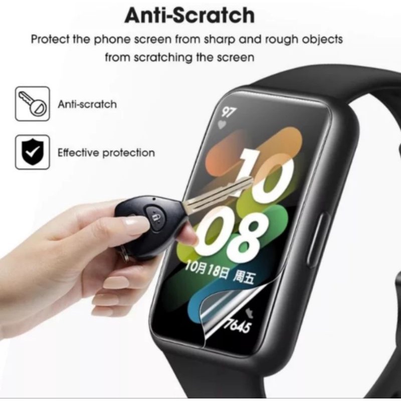 ANTI GORES LAYAR HUAWEI BAND 7 HYDROGEL SCREEN GUARD PROTECTOR SCREEN PELINDUNG LAYAR LCD HUAWEI BAND 7 6 PRO SMART BAND SMARTBAND HUAWEI HONOR BAND 7 6 PRO