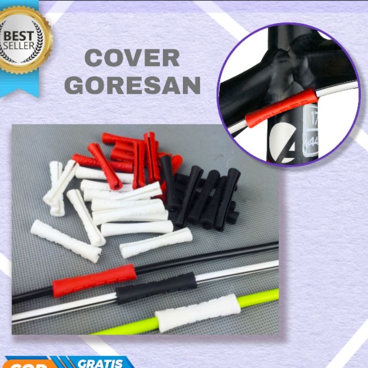 Karet pelindung kabel shifter dan brake , cable protector rubber Line tube cover Pelindung kabel rem shifter sepeda ke body anti lecet