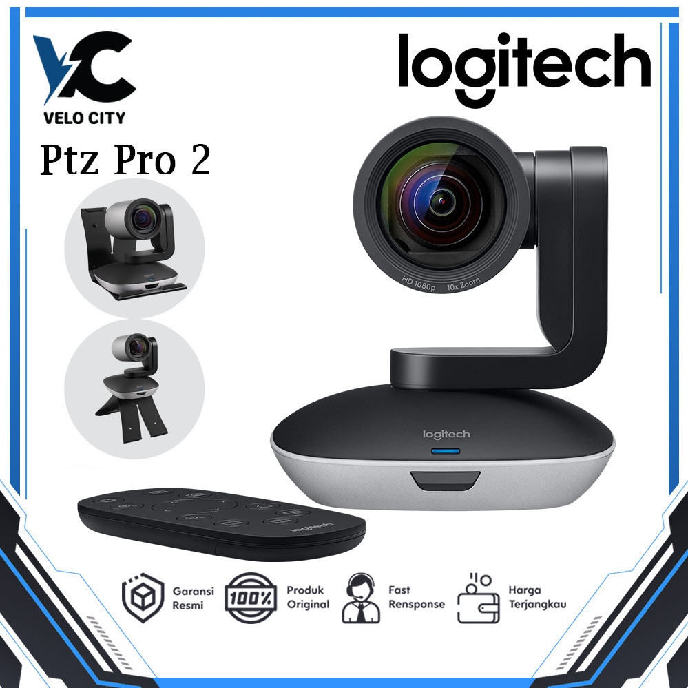 Logitech PTZ PRO 2 Webcam Original Garansi Resmi 2 Tahun