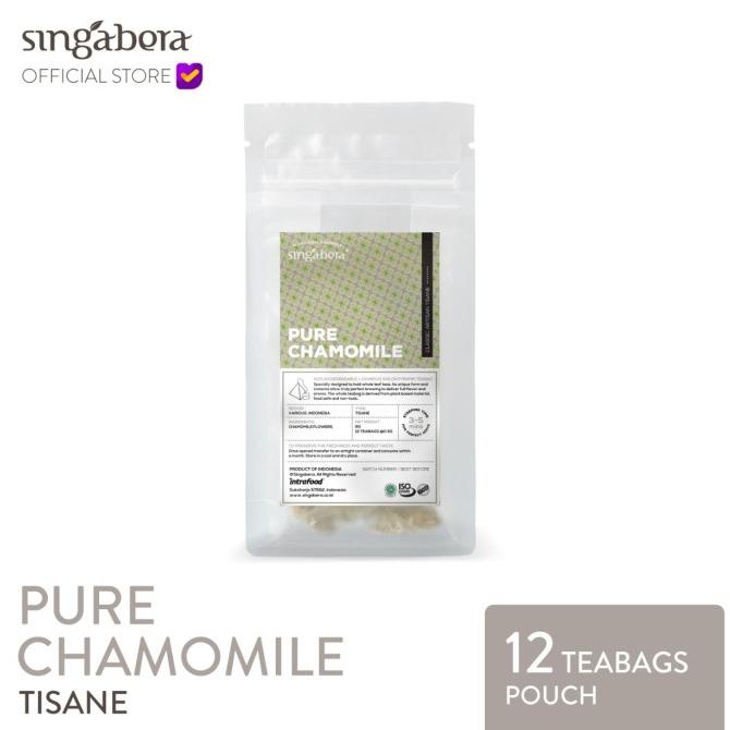 

(BISA COD) Singabera Tea & Tisane Pure Chamomile Organic 12 teabag LIMITED EDITION Kode 387