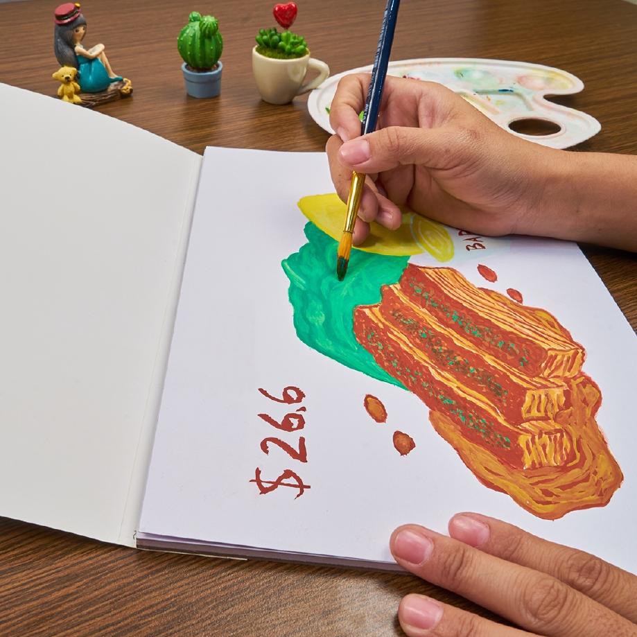 

QSE Watercolor Pad Buku Cat Air Akrilik Joyko Pad-2 A gsm 12Sheets Model Baru