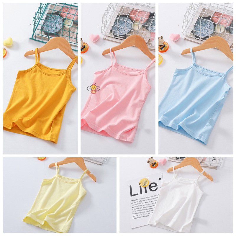 BEE - Tanktop Anak / Singlet anak / Daleman Anak Perempuan Top / Atasan anak Baju Anak Perempuan