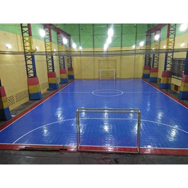 Paket Lapangan Futsal Jaring Dengan Lantai Interlock