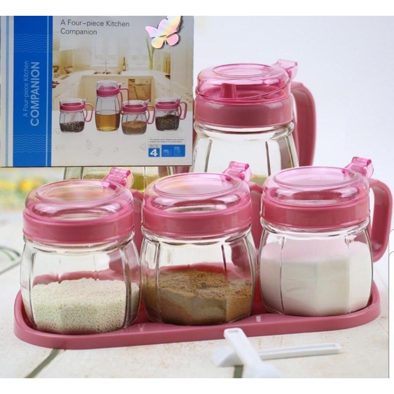 Tempat bumbu minyak set 4