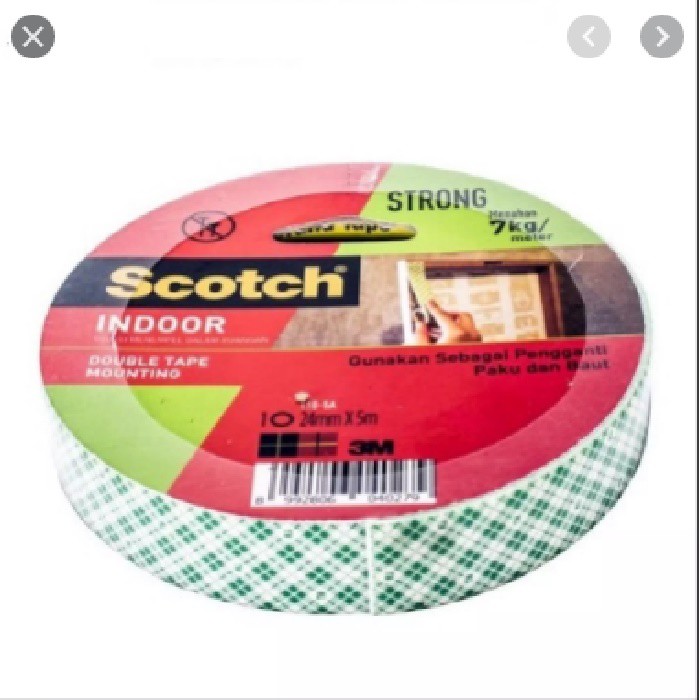 

3M MOUNTING TAPE / DOUBLETAPE 24mm x 5M 110-5A / Strong 7 KG